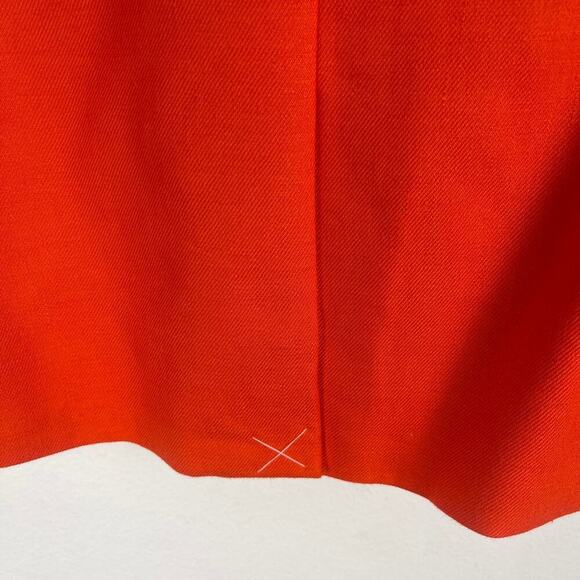 J. CREW Parke Blazer Linen Blend Brilliant Sunset Red Orange H9710 Women's 4 - Picture 10 of 13